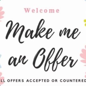 Make me an offer.  Welcome to my closet